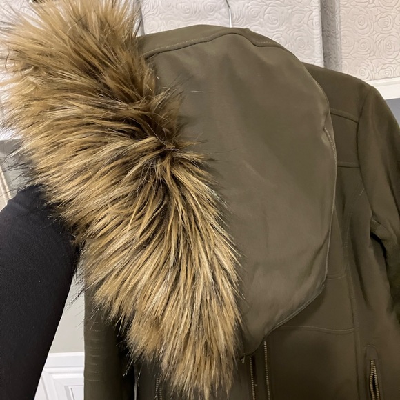 Calvin Klein Mixed Material Coat - Picture 7 of 9